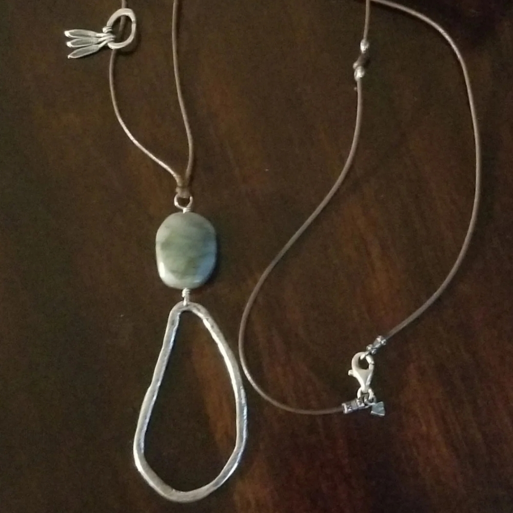 Silpada Sterling Leather Necklace - Picture 4 of 11